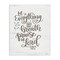 Stupell Industries Praise The Lord Proverb Canvas Wall Art Design by Imperfect Dust